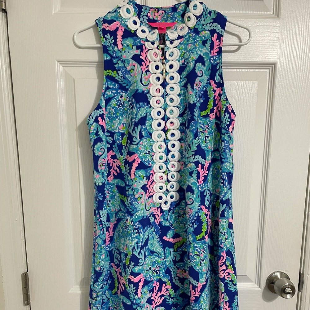 Lilly Pulitzer Jane Shift Turtle Villa Size 6